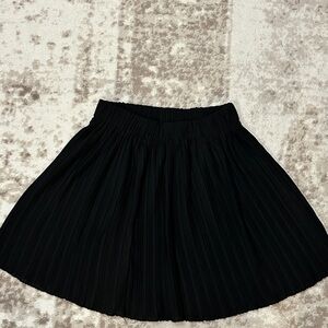 Black Pleated Skirt